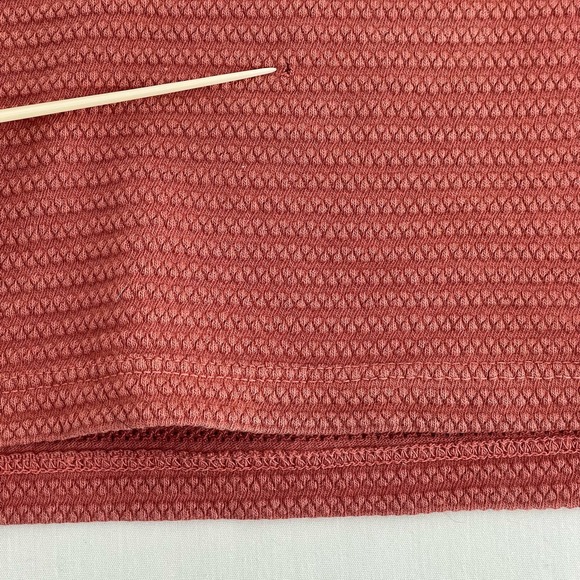 Big Bud Press Honeycomb Crop Tee Mauve Short Sleeve XS - Picture 12 of 13